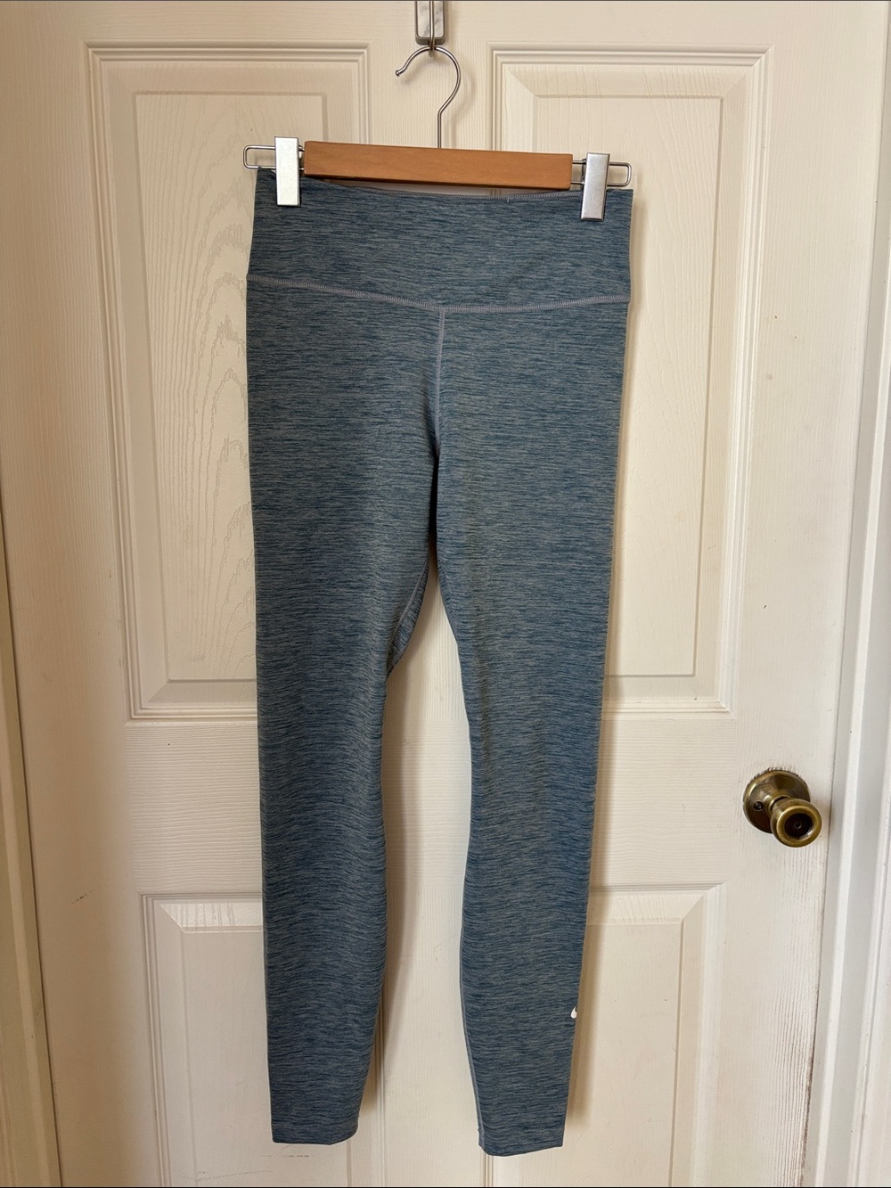 Nike Heathered Slate Blue Leggings